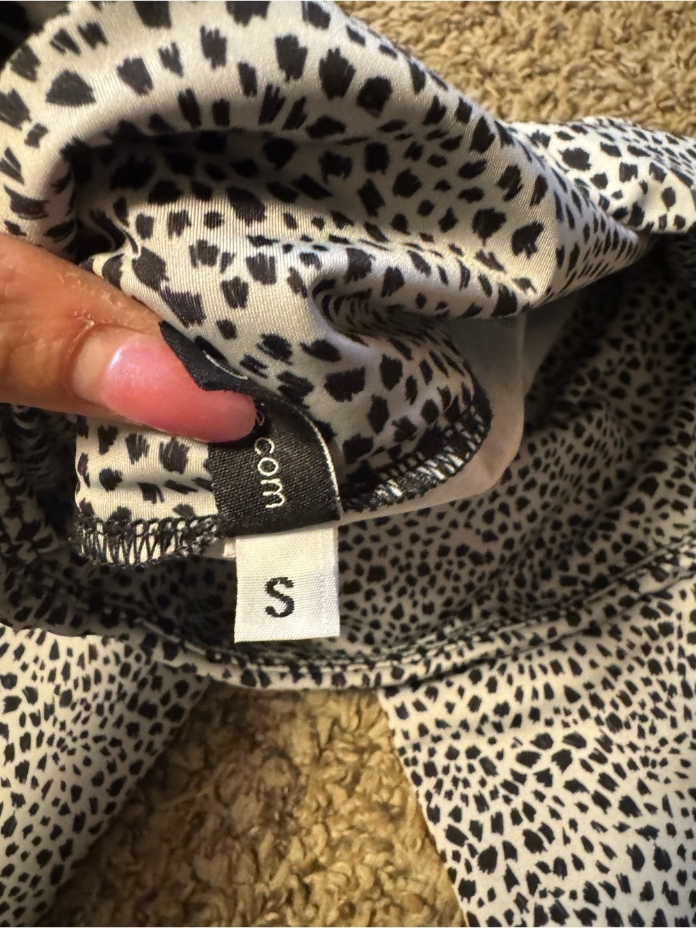Black and White Speckled Leggings - Picture 3 of 3